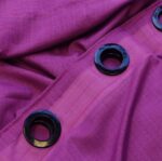 پرده حریر بافتدار بنفش - Image 2