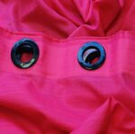 پرده حریر بافتدار سرخابی - Image 2