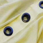پرده حریر بافتدار لیمویی - Image 2